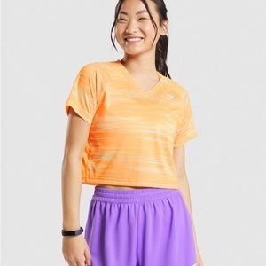 🆕GYMSHARK ‘Sport’ Cropped Tee, Size Large